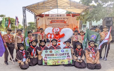 Kegiatan Pramuka PERGAMA II Sako Ma’arif NU Kecamatan Menganti: 24 Lembaga Berpartisipasi, MI Al-Azhar Menganti Kirim Dua Regu Terbaik